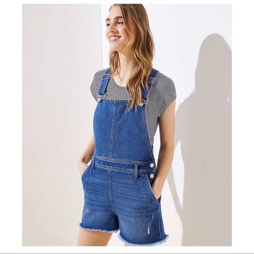 Loft overall shorts!